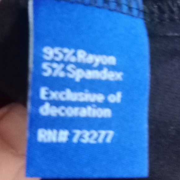 Apt.9 NWT Long Dress sz. Large Black w‎ Blue&Green - Picture 9 of 13